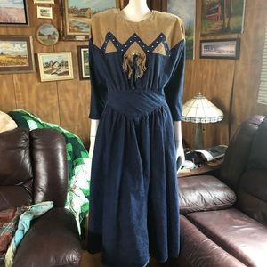 Vintage Roper Western Style Dress